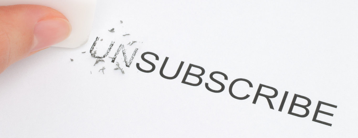 Why email marketing unsubscribers aren't always a bad thing